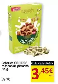 SPAR Cereales rellenos de pistacho oferta