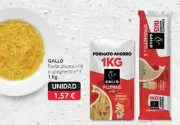GM Cash & Carry Gallo - pasta pluma n'6 o spaghetti n'3 oferta