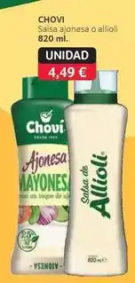 GM Cash & Carry Chovi - salsa ajonesa o allioli oferta