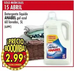 SPAR Solo - detergente líquido gel azul oferta