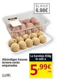 SPAR Albondigas frescas ternera-cerdo empanadas oferta