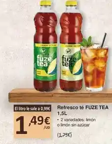 SPAR Fuze tea - refresco te oferta