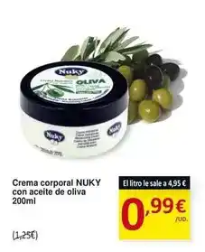 SPAR Nuk - crema corporal con aceite de oliva oferta