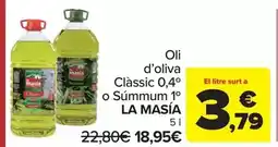Carrefour Market La masía - oliv classic 0,4 o sumumum oferta