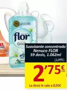 SPAR Flor - suavizante concentrado oferta
