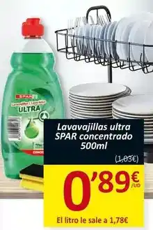 SPAR Spar - lavavajillas ultra concentrado oferta