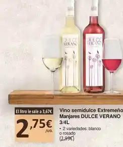 SPAR Manjares - vino semidulce extremeno oferta