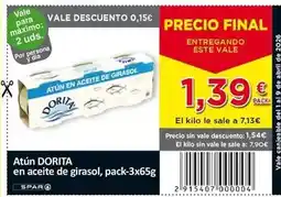 SPAR Dorita - atún en aceite de girasol oferta