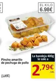 SPAR Pincho amarillo de pechuga de pollo oferta
