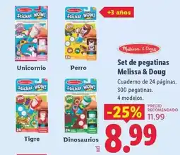 Lidl Melissa & doug - set de pegatinas oferta