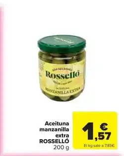 Carrefour Express Aceituna manzanilla extra oferta