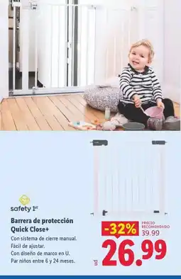 Lidl Safety 1st - barrena de protección quick close+ oferta