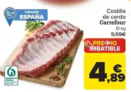 Carrefour Carrefour - costilla de cerdo oferta