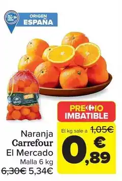 Carrefour Carrefour el mercado - naranja oferta