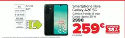 Carrefour Samsung - smartphone libre galaxy a26 5g oferta