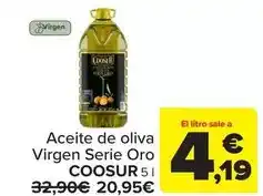 Carrefour Coosur - aceite de oliva virgen serie oro oferta