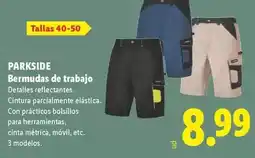 Lidl Parkside - bermudas de trabajo oferta