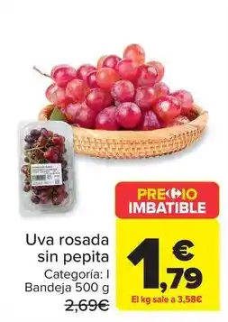 Carrefour Uva rosada sin pepita oferta