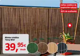 Bauhaus Mimbre sintético 'Fency Wick' oferta