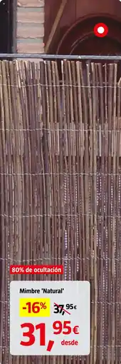 Bauhaus Mimbre 'Natural' oferta