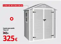 Bauhaus Caseta para jardín 'One 2.6' oferta