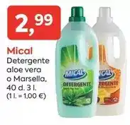 Suma Supermercados Mical - detergente aloe vera o marsella oferta