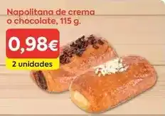 Suma Supermercados Napolitana de crema o chocolate oferta