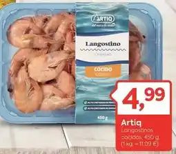 Suma Supermercados Artic - langostinos cocidos oferta