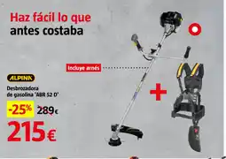 Bauhaus ALPINK Desbrozadora de gasolina 'ABR 52 D' oferta