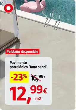 Bauhaus Pavimento porcelánico 'Aura sand' oferta