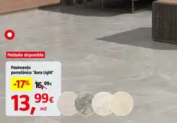 Bauhaus Pavimento porcelánico 'Aura Light' oferta