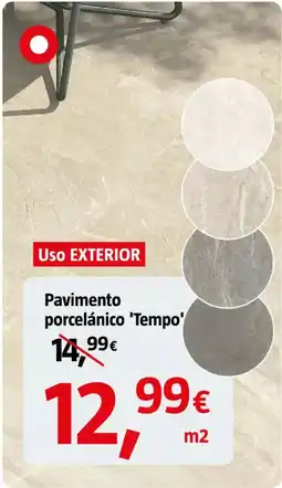 Bauhaus Pavimento porcelánico 'Tempo' oferta