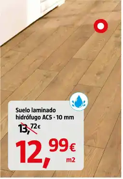 Bauhaus Suelo laminado hidrófugo AC5 - 10 mm oferta