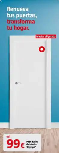 Bauhaus Pack puerta de interior 'Olympia' oferta