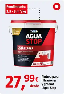 Bauhaus CEYS Pintura para y goteras desde 'Agua Stop oferta