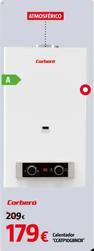 Bauhaus CORBERO Calentador 'CCATP10GBNOX' oferta