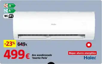 HAIER Aire acondicionado 'Inverter Perla'