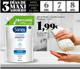 Gadis SANEX Gel de Ducha Cuidado Experto Protector oferta