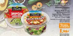 Gadis FLORETTE Ensalada Completa Xtreme Pollo Crispy oferta