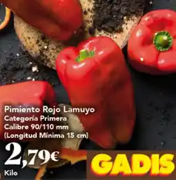 Gadis Pimiento Rojo Lamuyo oferta