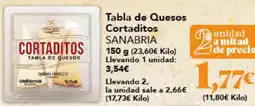 Gadis SANABRIA Tabla de Quesos Cortaditos oferta