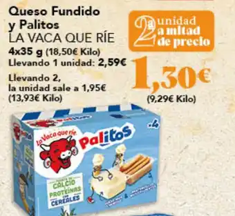 Gadis LA VACA QUE RIE Queso Fundido y Palitos oferta