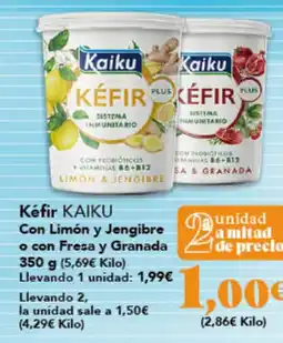 Gadis KAIKU Kéfir Con Limón y Jengibre o con Fresa y Granada oferta
