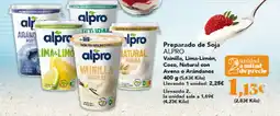 Gadis ALPRO Preparado de Soja Vainilla, Lima-Limón, Coco, Natural con Avena o Arándanos oferta