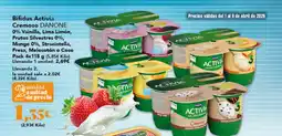 Gadis DANONEBifidus Activia Cremoso 0% Vainilla, Lima Limón, Frutos Silvestres 0%, Mango 0%, Straciatella, Fresa, Melocotón o Coco oferta