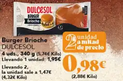 Gadis DULCESOL Burger Brioche oferta