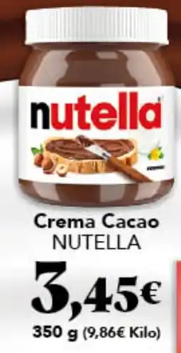 Gadis NUTELLA Crema Cacao oferta