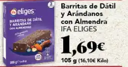 Gadis IFA ELIGES Barritas de Dátil y Arándanos con Almendra oferta