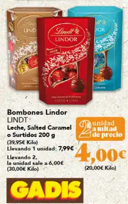 Gadis LINDT Bombones Lindor oferta