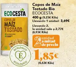 Gadis ECOCESTA Copos de Maíz Tostado Bio oferta